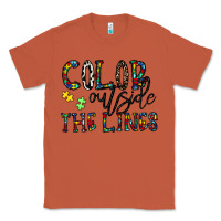 Copper color outside the lines Classic Tee - CowhideDigitalArt