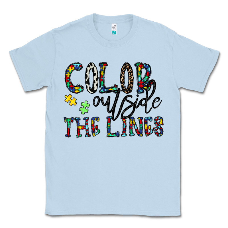 Color Outside The Lines Classic Tee by CowhideDigitalArt | Teevron