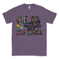 Lavender color outside the lines Classic Tee - CowhideDigitalArt