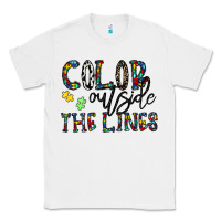 White color outside the lines Classic Tee - CowhideDigitalArt