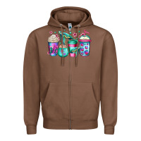 Chestnut turtle coffee cups Zipper Hoodie - Jasminsmagicworld