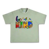 Oil Green be kind Urban Heavy Tee - Zillion Design Studio