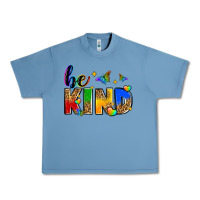 Pebble Blue be kind Urban Heavy Tee - Zillion Design Studio
