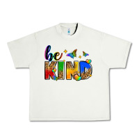Pistachio be kind Urban Heavy Tee - Zillion Design Studio