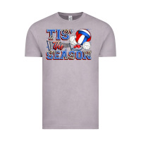 Vintage Zinc tis' the season volleyball Vintage Tee - Zillion Design Studio