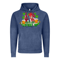 Vintage Denim st. patrick's day roosters let's get lucked up Vintage Hoodie - RanaPortraitStore