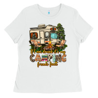 White if i am drunk its my camping friends fault Ladies Tee - AdoDesignShop