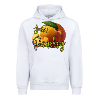 White Just Peachy Urban Hoodie - Bettercallsaul