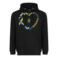 Black world down syndrome day Heavyweight Hoodie - MaliasSmallBusiness