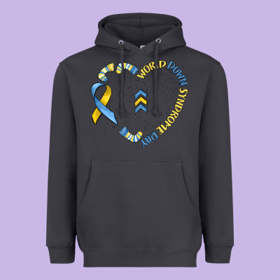 World Down Syndrome Day Heavyweight Hoodie Designed By Maliassmallbusiness