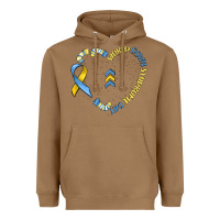 Toasted Coconut world down syndrome day Heavyweight Hoodie - MaliasSmallBusiness