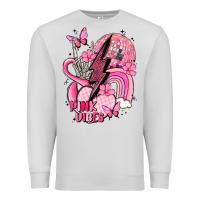 Dove Grey pink vibes Premium Sweatshirt - MaliasSmallBusiness