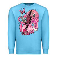 Ocean Blue pink vibes Premium Sweatshirt - MaliasSmallBusiness