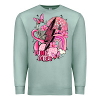 Seafoam pink vibes Premium Sweatshirt - MaliasSmallBusiness