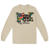 Mushroom love my veteran Long Sleeve Tee - CowhideDigitalArt