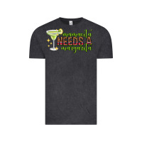 Vintage Black mamacita needs a margarita mothers day Vintage Tee - texasbilliewilder