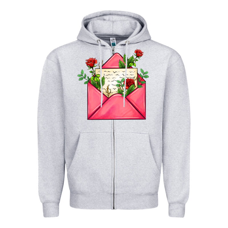 Pink Letter Zipper Hoodie by AdoDesignShop | Teevron