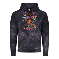 Cloud Black hair stylist afro messy bun Vintage Hoodie - texasbilliewilder