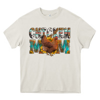 Cream chicken mom Heavy Core Tee - LillyAllenDesigns