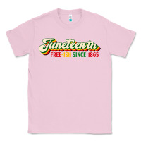 Bubblegum Pink juneteenth free ish since 1865 Classic Tee - HRA Design Shop
