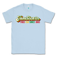 Dusty Blue juneteenth free ish since 1865 Classic Tee - HRA Design Shop