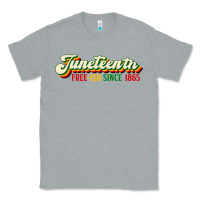 Heather Grey juneteenth free ish since 1865 Classic Tee - HRA Design Shop