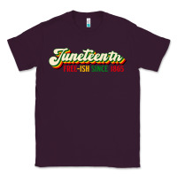 Plum juneteenth free ish since 1865 Classic Tee - HRA Design Shop