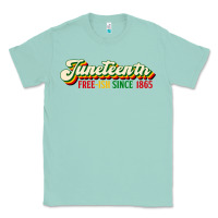 Seafoam juneteenth free ish since 1865 Classic Tee - HRA Design Shop