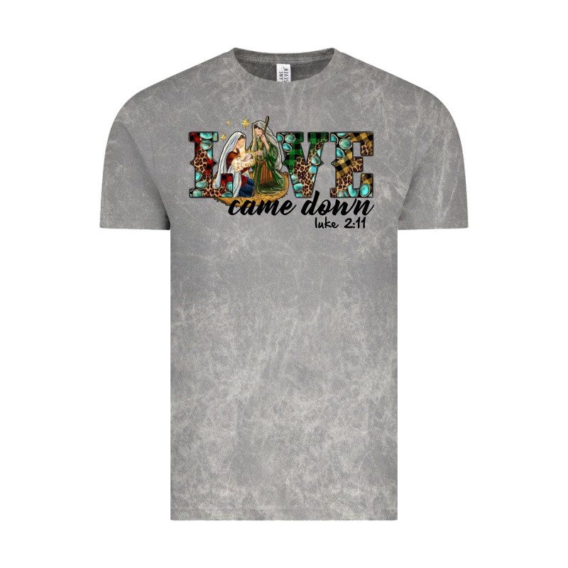 Love Came Down Holy Family Vintage Tee by RanaPortraitStore | Teevron