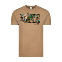 Vintage Coffee love came down holy family Vintage Tee - RanaPortraitStore