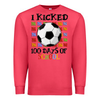 Cardinal i kicked 100 days of school Premium Sweatshirt - MaliasSmallBusiness