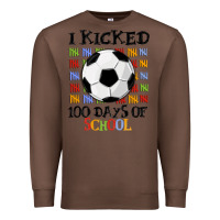 Chestnut i kicked 100 days of school Premium Sweatshirt - MaliasSmallBusiness