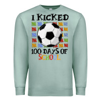 Seafoam i kicked 100 days of school Premium Sweatshirt - MaliasSmallBusiness
