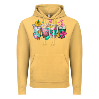 Vintage Mustard hairstylist coffee cups Vintage Hoodie - texasbilliewilder