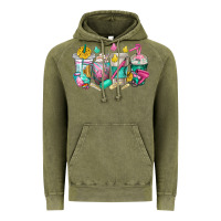 Hairstylist Coffee Cups Vintage Hoodie | Teevron