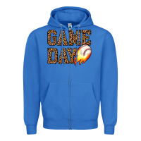 True Royal game day baseball Zipper Hoodie - JahusDesignShop
