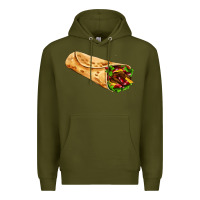 Army Green burrito Premium Hoodie - AdoDesignShop