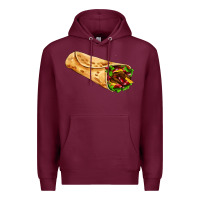 Burgundy burrito Premium Hoodie - AdoDesignShop