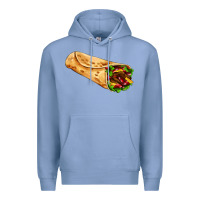 Colony Blue burrito Premium Hoodie - AdoDesignShop