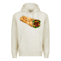 Oatmeal Heather burrito Premium Hoodie - AdoDesignShop