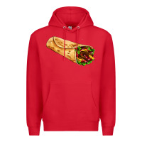 Red burrito Premium Hoodie - AdoDesignShop