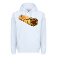 White burrito Premium Hoodie - AdoDesignShop