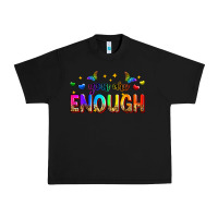 Black you are enough Urban Heavy Tee - Zillion Design Studio