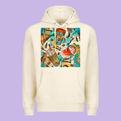 Western Indian Coffee Cups With Aztec Seamless Pattern Bbs Premium Hoodie Designed By Bundleandbundleshop