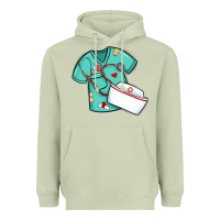 Matcha custom name nurse scrubs   font easter risen Heavyweight Hoodie - MaliasSmallBusiness