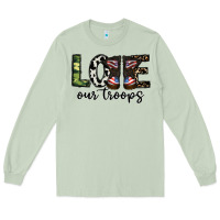 Matcha love our troops Long Sleeve Tee - CowhideDigitalArt