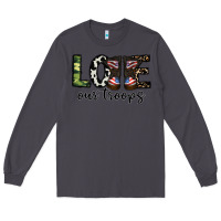 Smoke love our troops Long Sleeve Tee - CowhideDigitalArt