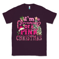 Plum I Am Dreaming Of A Pink Christmas Classic Tee - FaDigitalArtStudio