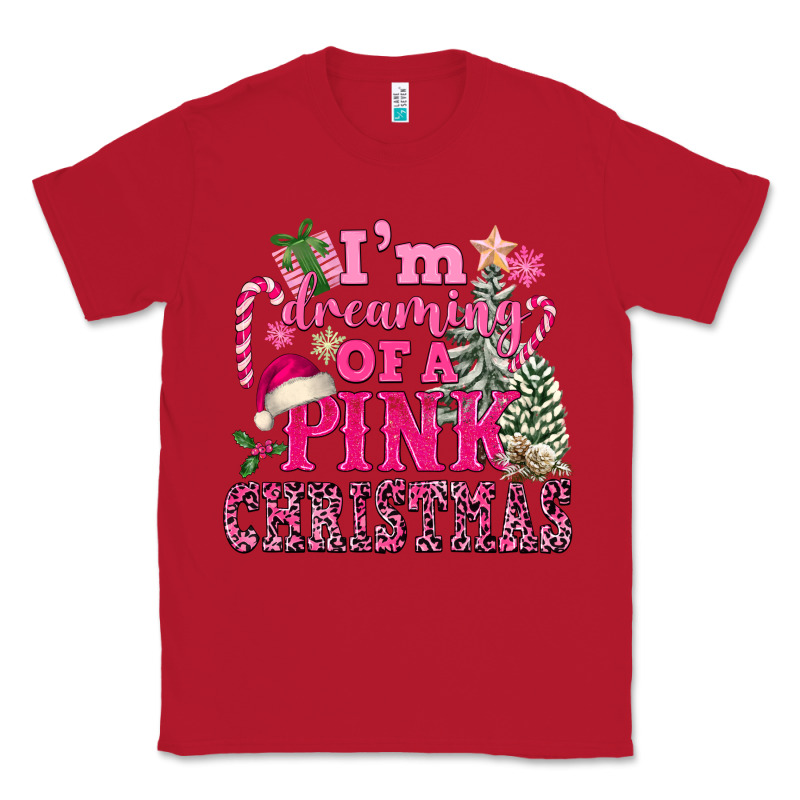 I Am Dreaming Of A Pink Christmas Classic Tee by FaDigitalArtStudio | Teevron