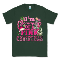 Sports Green I Am Dreaming Of A Pink Christmas Classic Tee - FaDigitalArtStudio